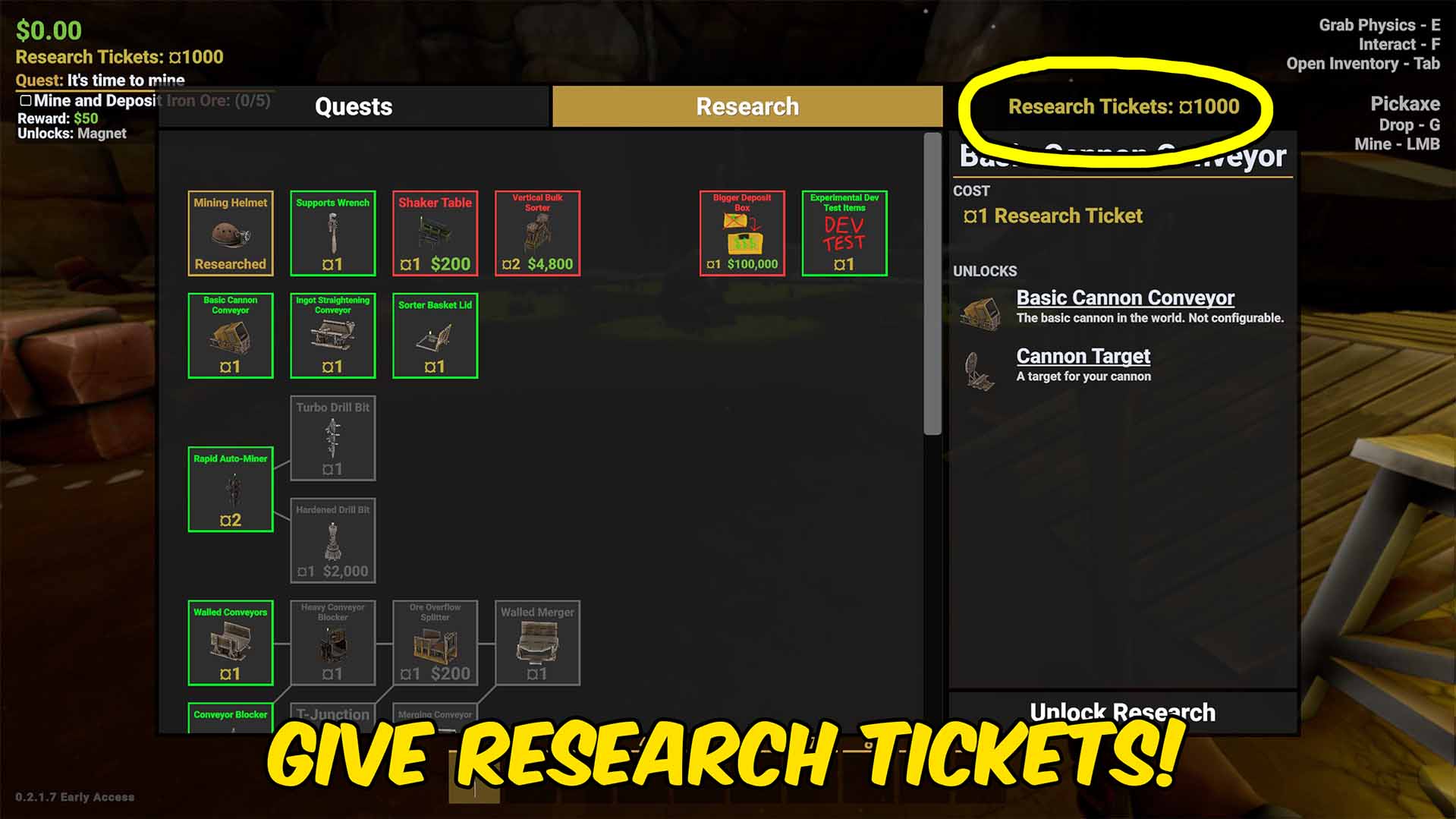 MineMogul — Give Research Tickets (screenshot 2)